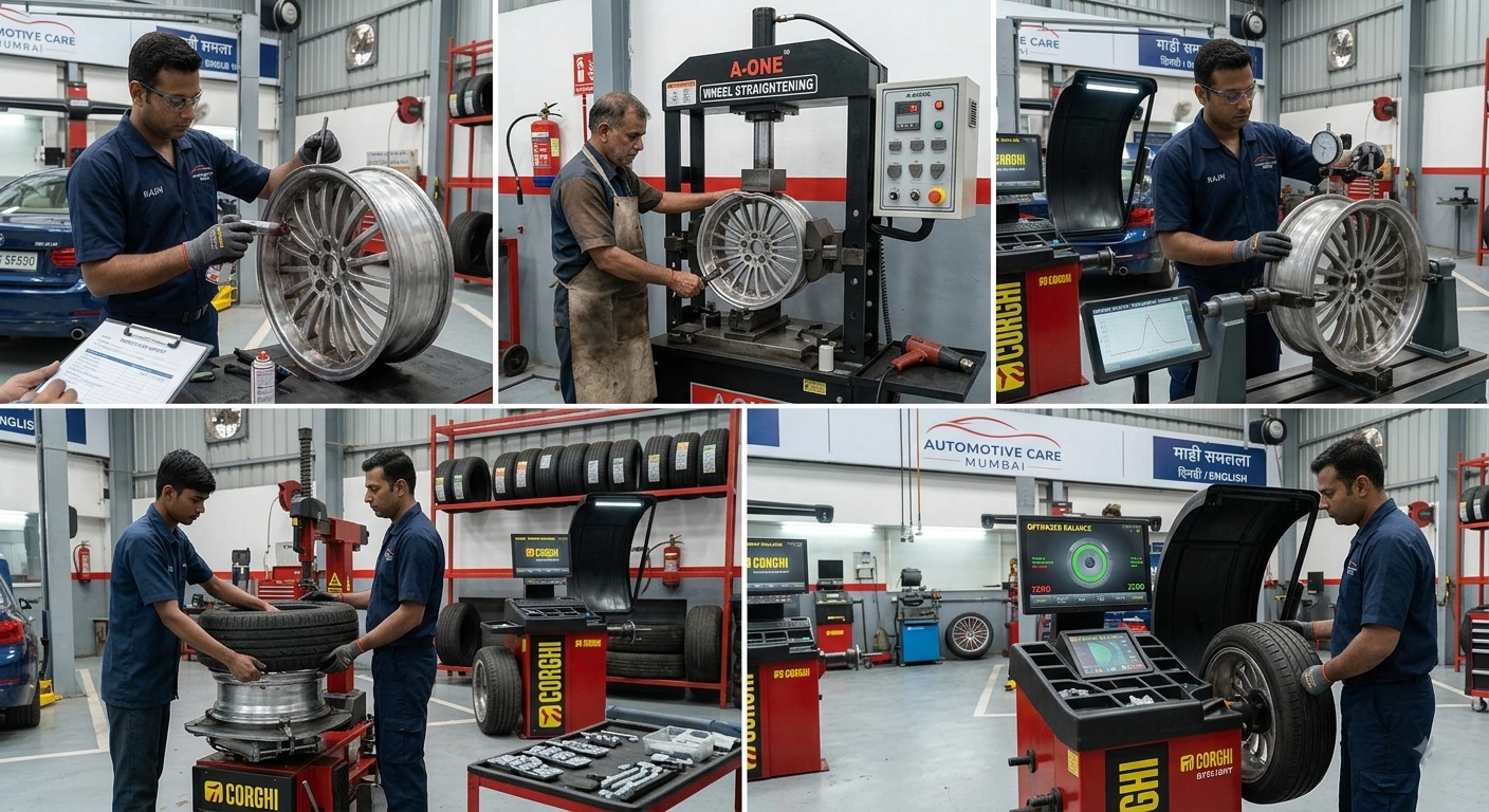 Mag Wheel Vibration Repair in Mumbai